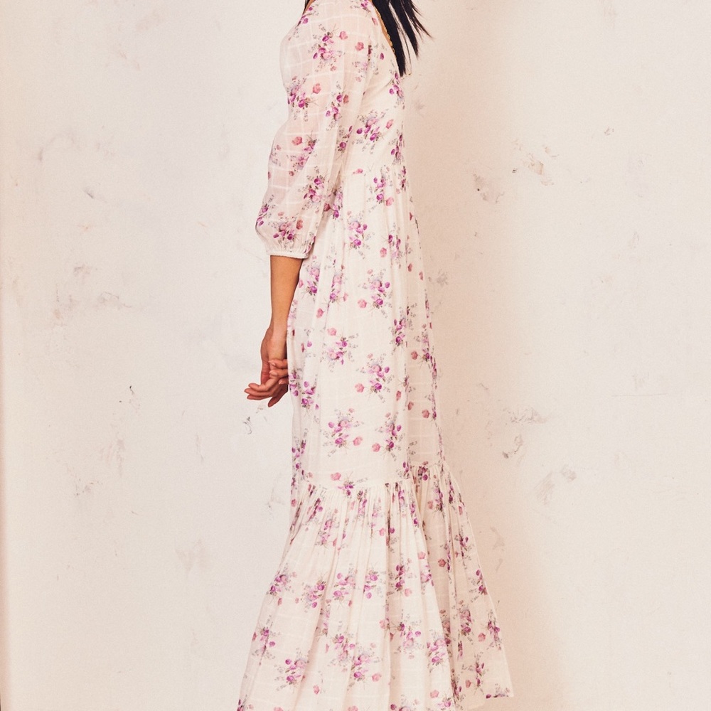 NWT LoveShackFancy x Aerin Colby Dress - Picture 6 of 7